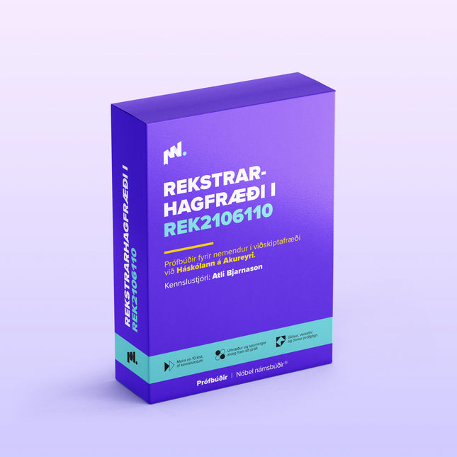 Rekstrarhagfræði I (REK2106110)