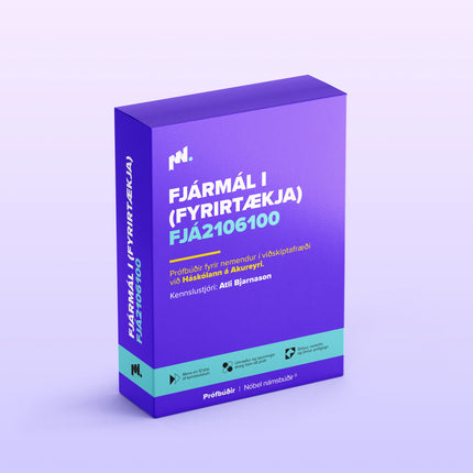Fjármál I (fyrirtækja) (FJÁ2106100)