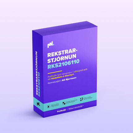 Rekstrarstjórnun (RKS2106110)