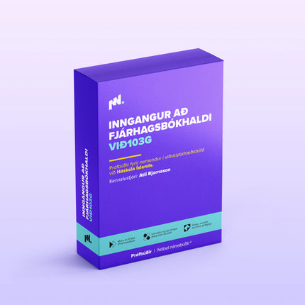 Inngangur að fjárhagsbókhaldi (VIÐ103G)