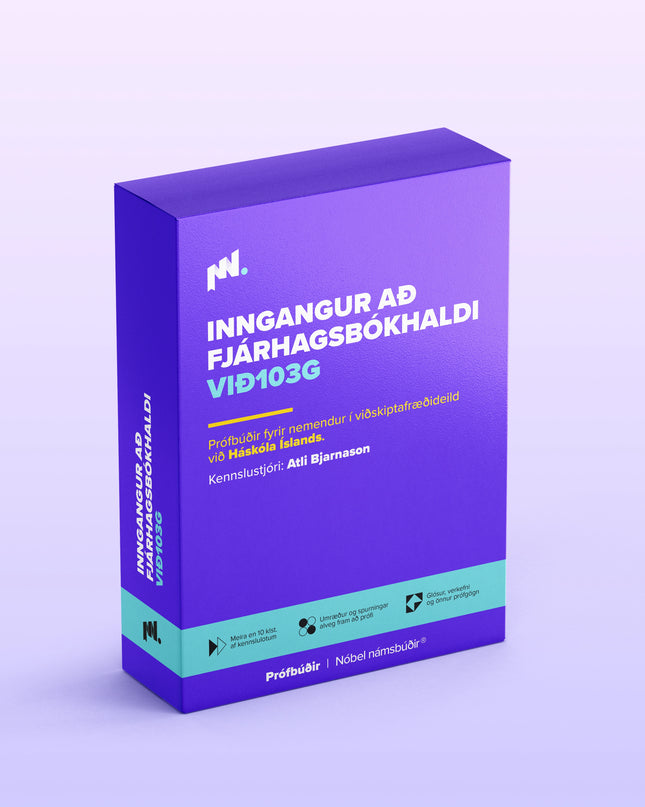 Inngangur að fjárhagsbókhaldi (VIÐ103G)
