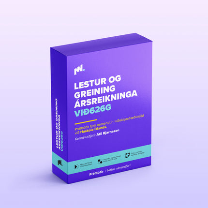 Lestur og greining ársreikninga (VIÐ626G)