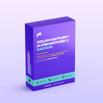 Heildahagfræði I (Þjóðhagfræði I) (HAG103G)