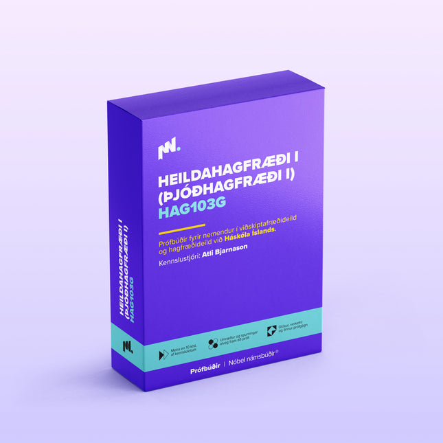 Heildahagfræði I (Þjóðhagfræði I) (HAG103G)