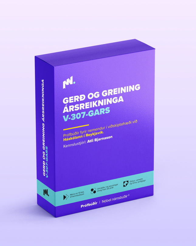 Gerð og greining ársreikninga (V-307-GARS)