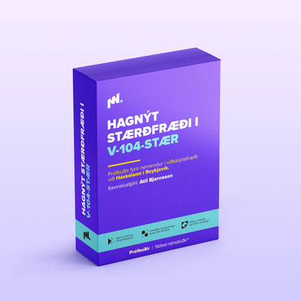 Hagnýt stærðfræði I (V-104-STÆR)
